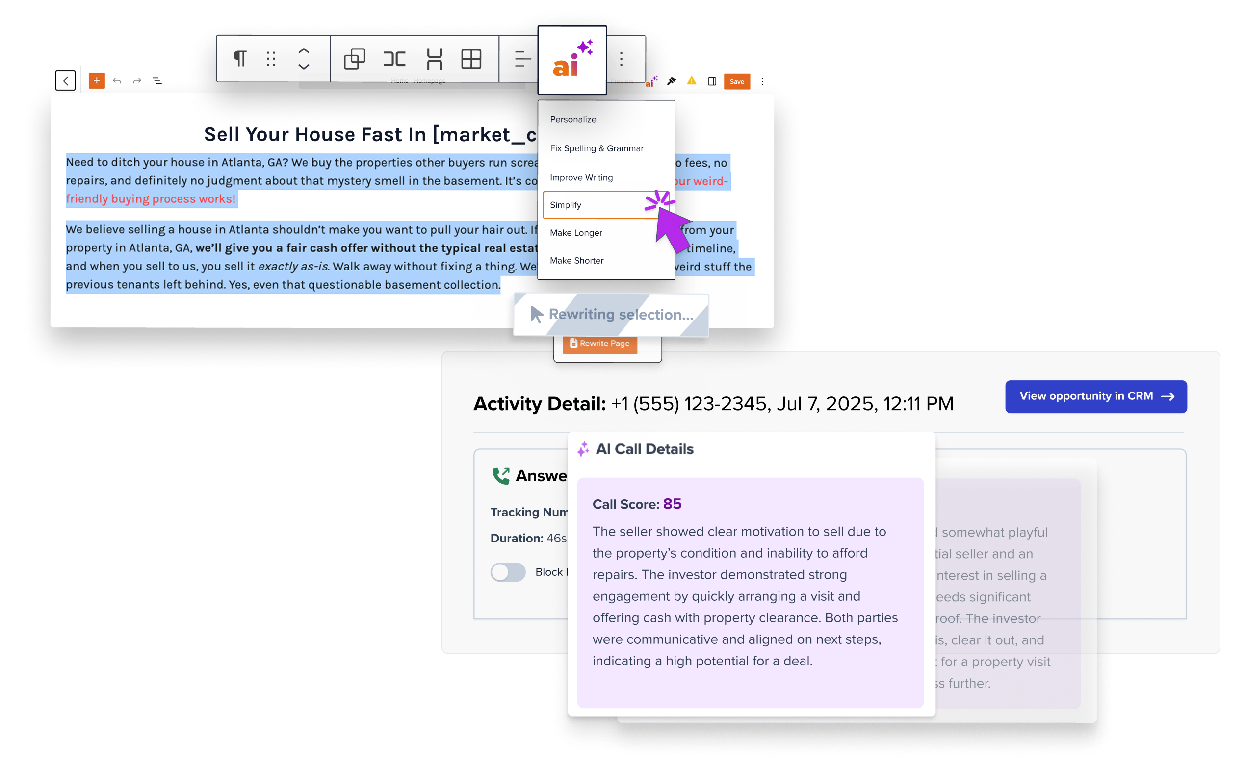 Carrot AI marketing tools