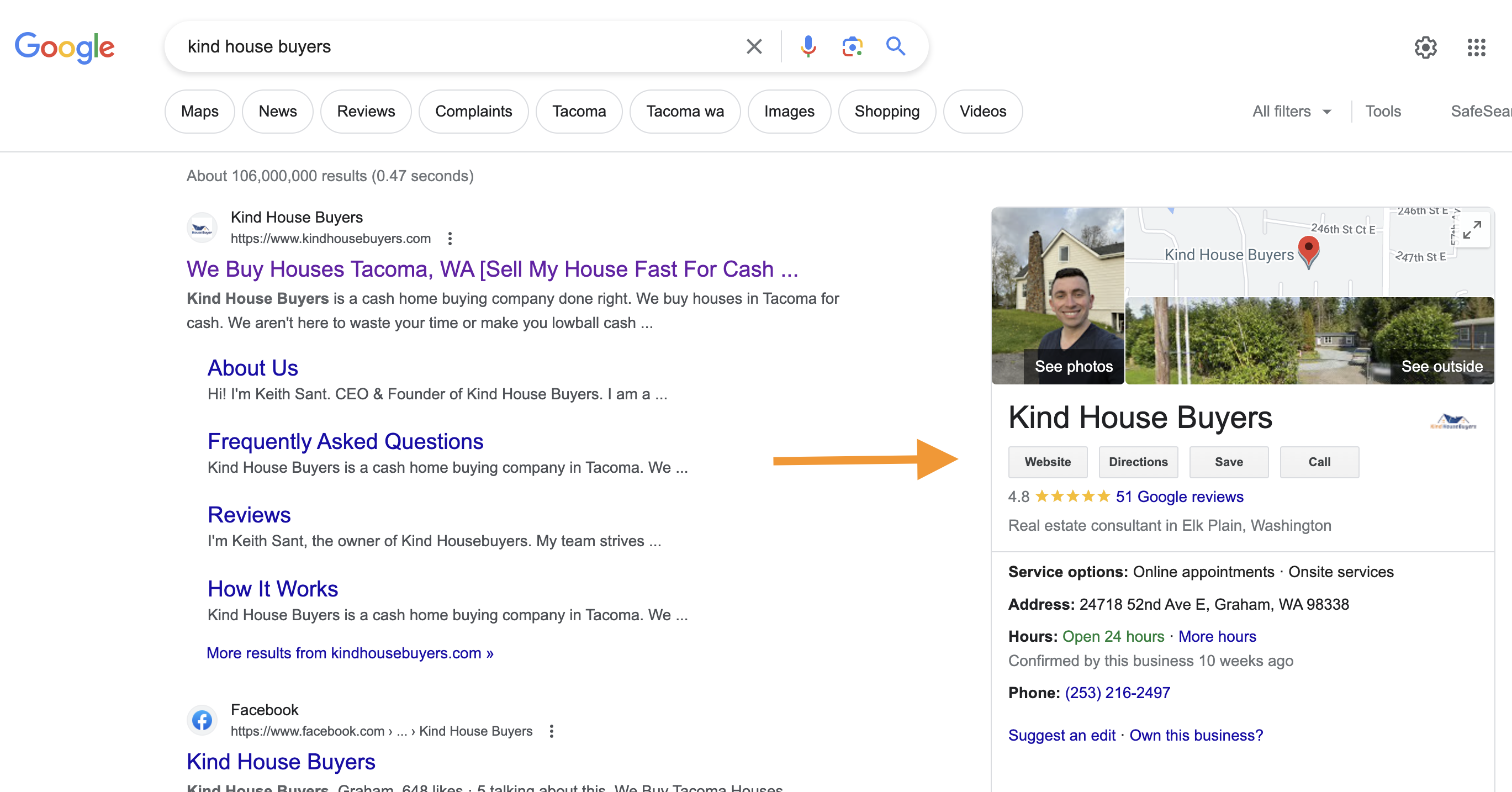 Google Business Profile Example