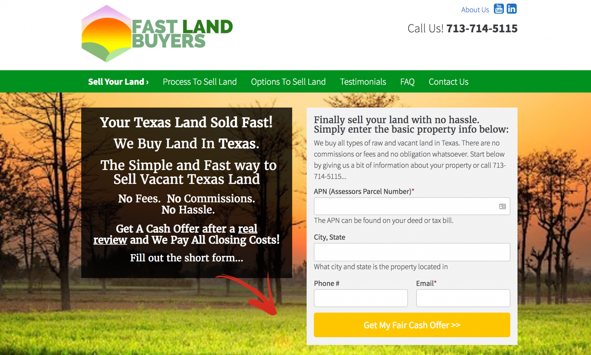 land seller websites