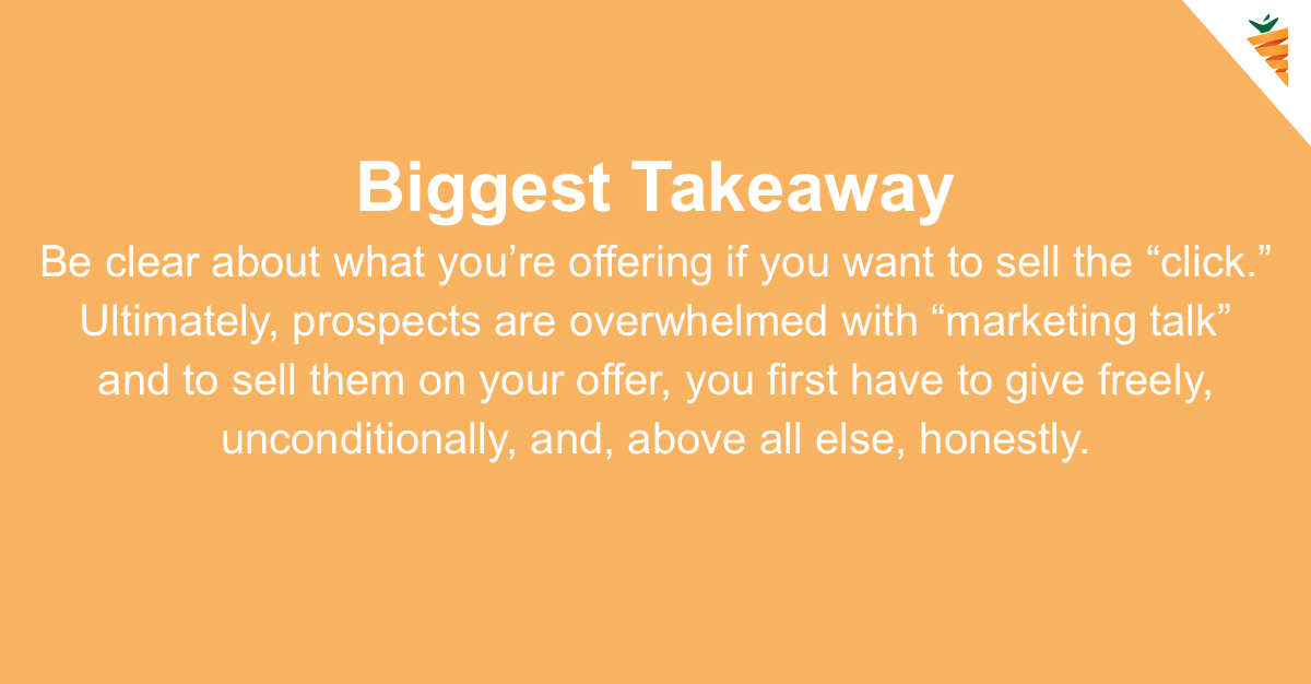 real estate conversion copywriting takeway