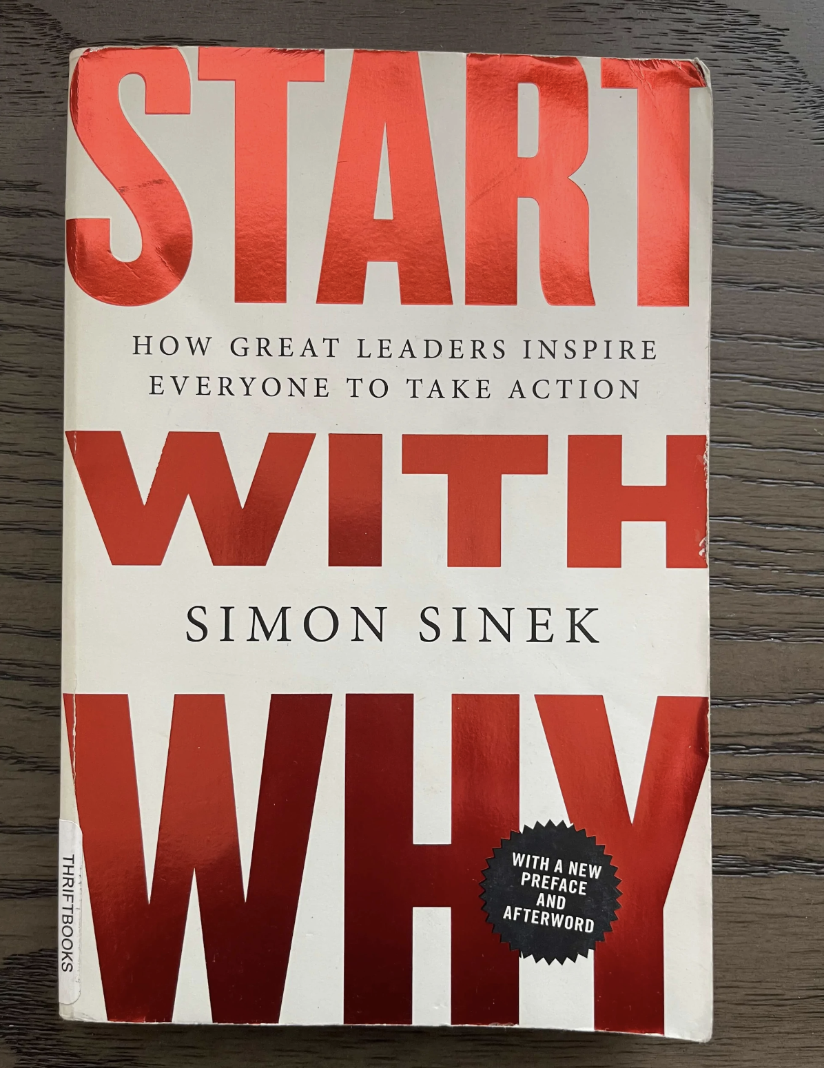 Start With Why: How Great Leaders Inspire Everyone to Take Action by Simon Sinek