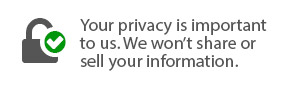 your privacy is important to us