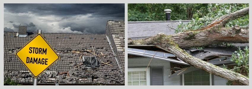 common causes of roof damage