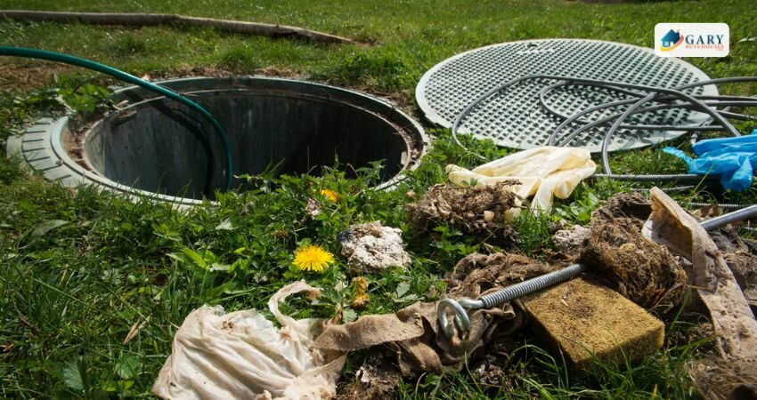 A Failed pump septic tank in Utah