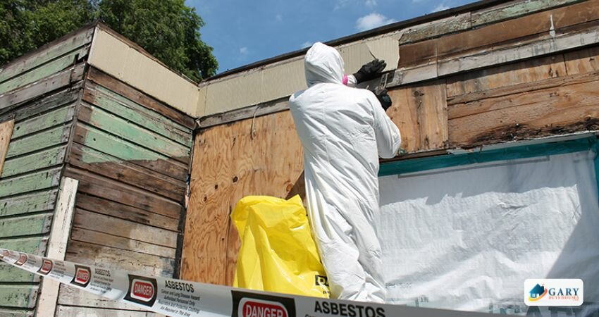 Professional removing Asbestos siding