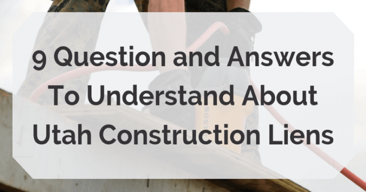 How do I find out more about a Utah Mechanics Lien?