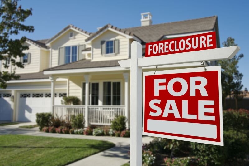 Declaring bankruptcy to prevent foreclosure from happening.