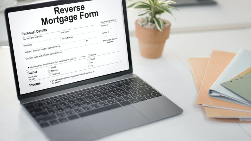 Reverse mortgage form