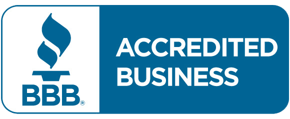 Better Business Bureau accredited business logo horizontal for Homesmith.com