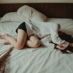 going through a divorce and need to sell house - woman sad on bed