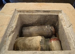 1815 Cornerstone Found in the Washington Monument in Baltimore