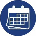 Calendar icon representing flexible cash home closing timelines in Phoenix.