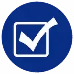 Blue checkmark icon highlighting benefits of selling your Phoenix home for cash.