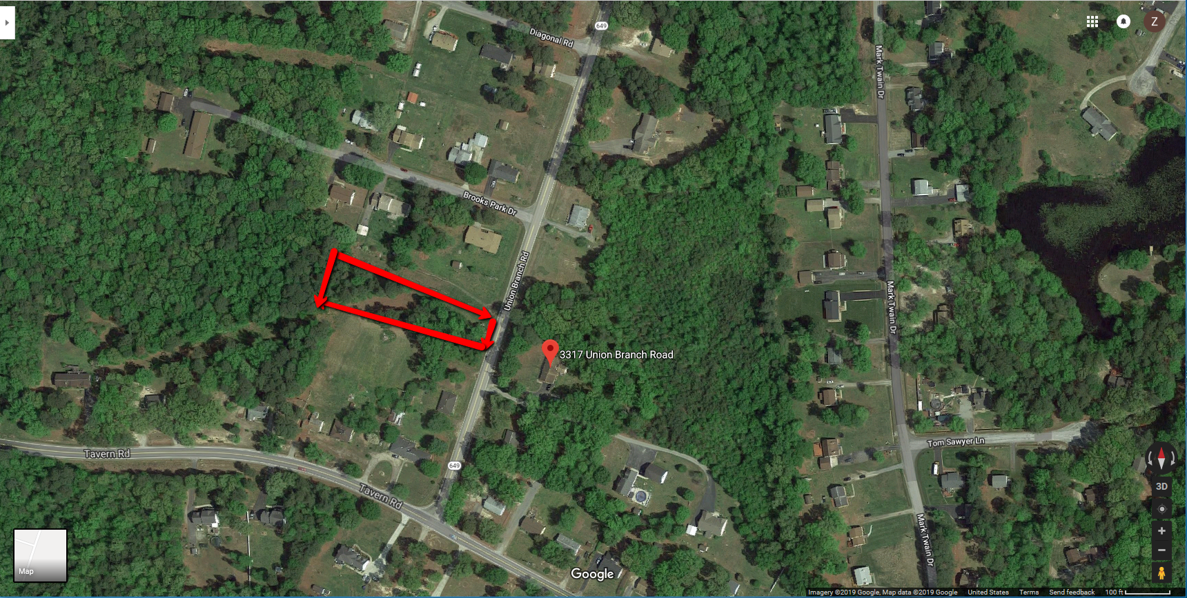 Builders! .89 acres contract price 17,000 Patterson Properties
