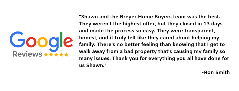 Breyer Home Buyers Google Reviews