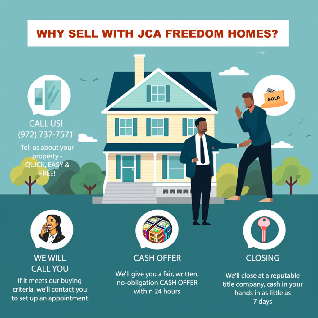 why sell with JCA Freedom Homes