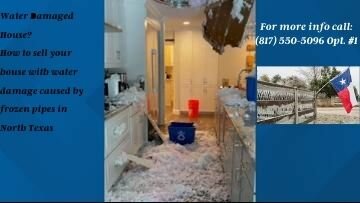 how to sell your house with water damage