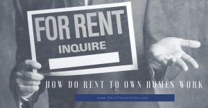 How Do Rent To Own Homes Work