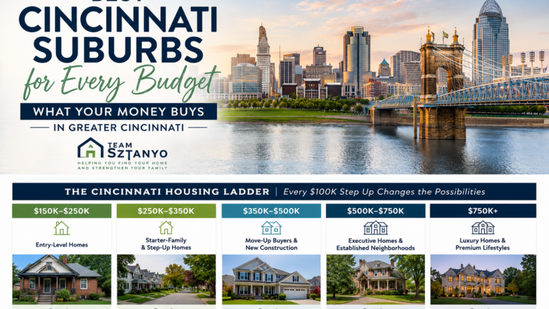 best cincinnati suburbs for every budget