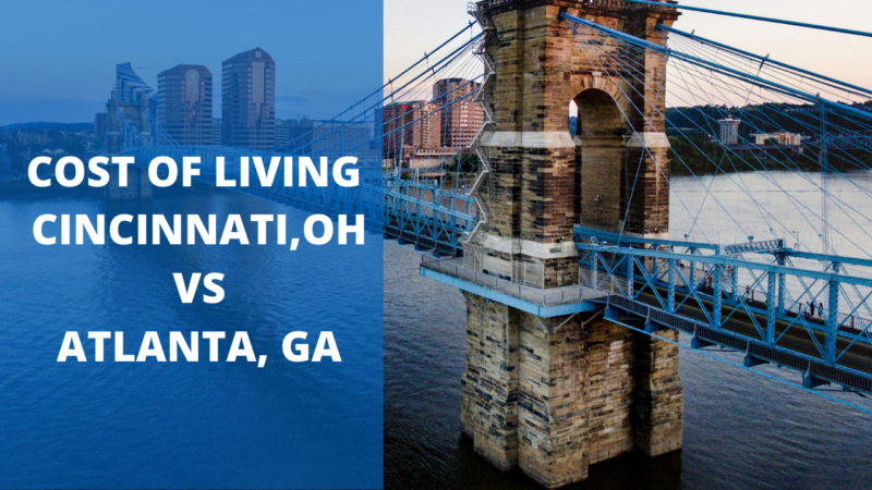 COST OF LIVING CINCINNATI,OH VS ATLANTA, GA