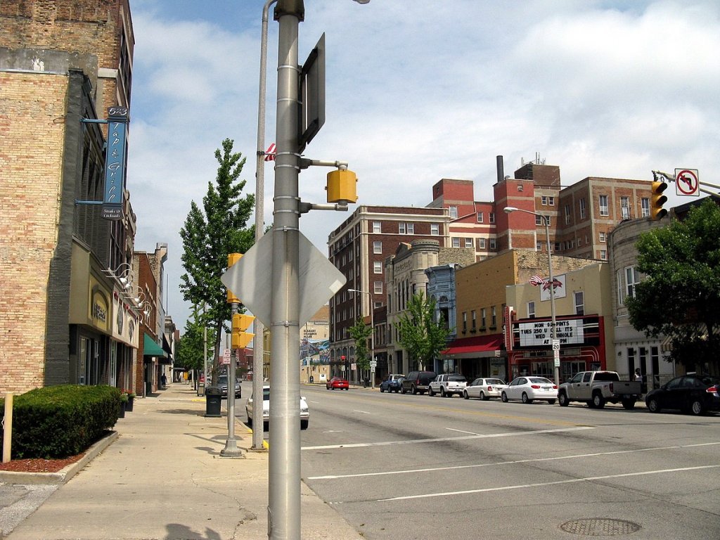 main street in Elkhart IN