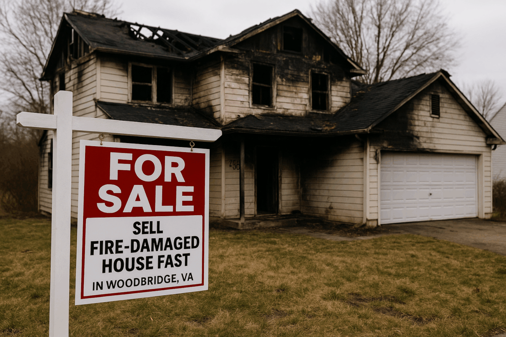 Sell Fire-Damaged House Fast in Woodbridge, VA