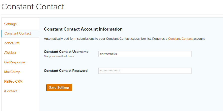 Constant Contact : Login