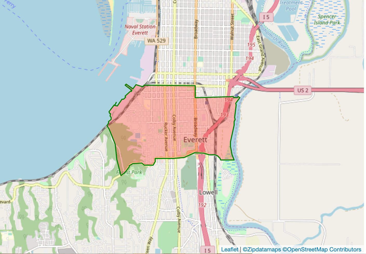 Everett WA zip codes and Neighborhood Map Amy Wagner Prime Listings