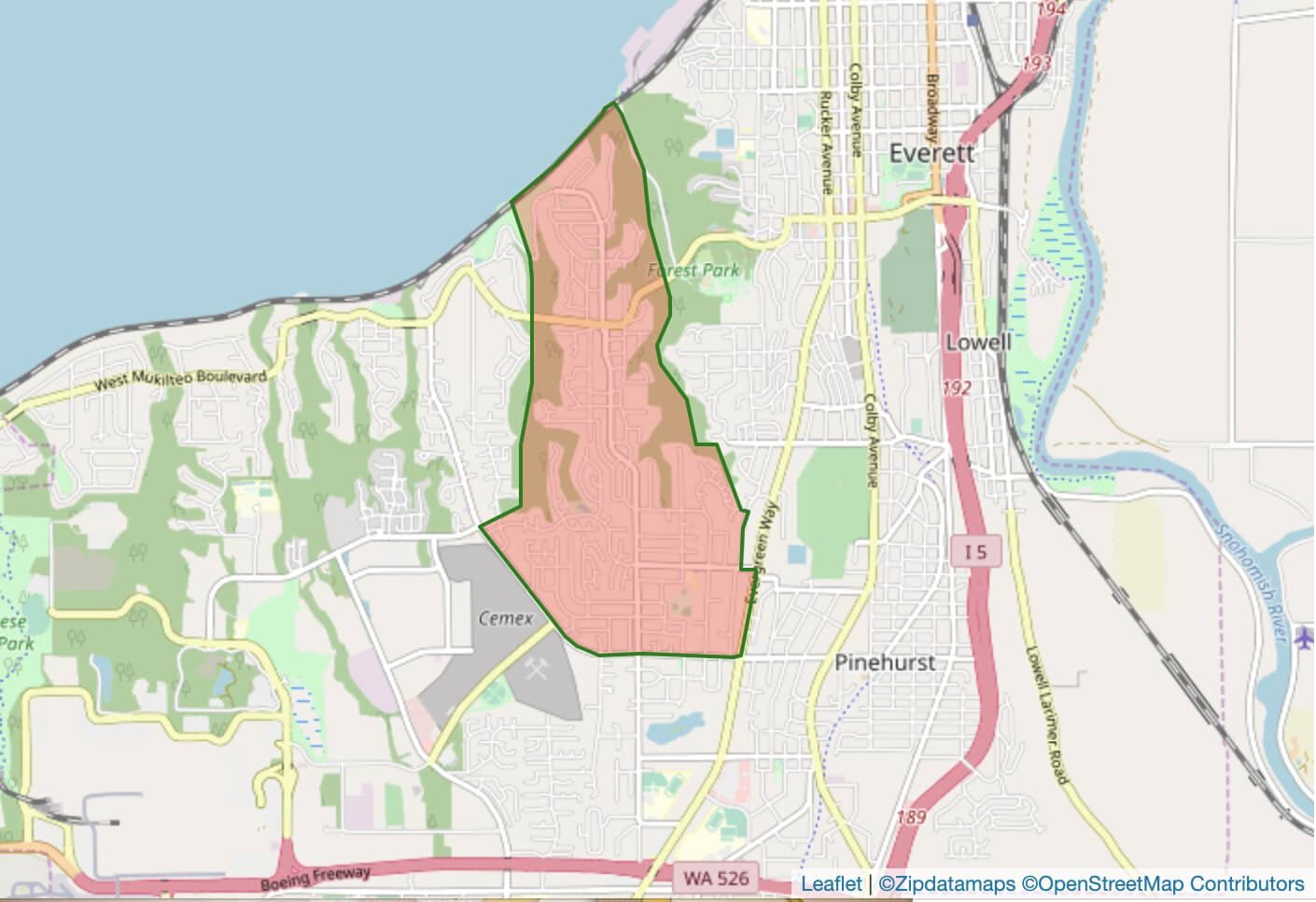 Everett WA zip codes and Neighborhood Map Amy Wagner Prime Listings