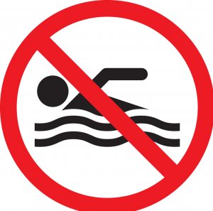 No Swimming.