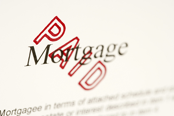 Paid mortgage.