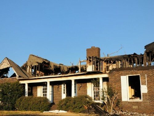 fixing fire damaged homes