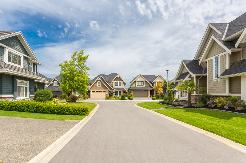 A photo of houses in one of the best areas to live in Coon Rapids.