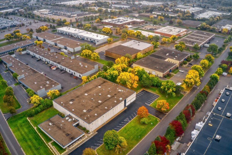 The city of Plymouth, Minnesota, in the summer.