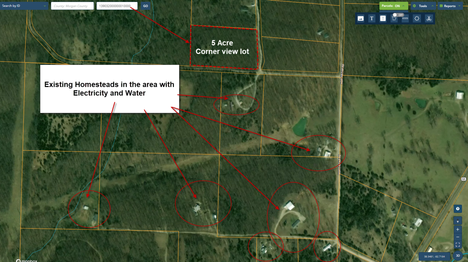 5.0 acres in County, MO Western Land Company