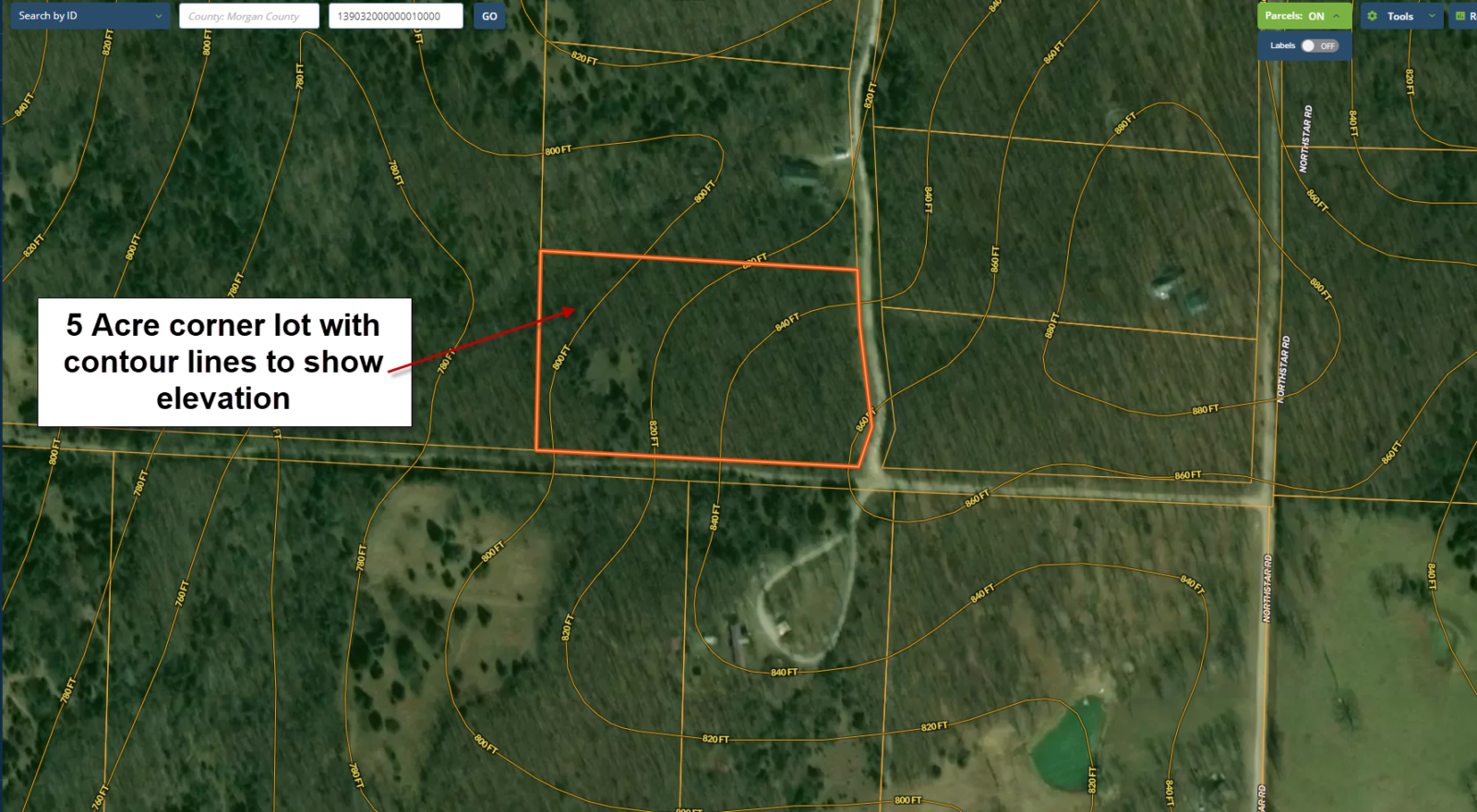 5.0 acres in County, MO Western Land Company