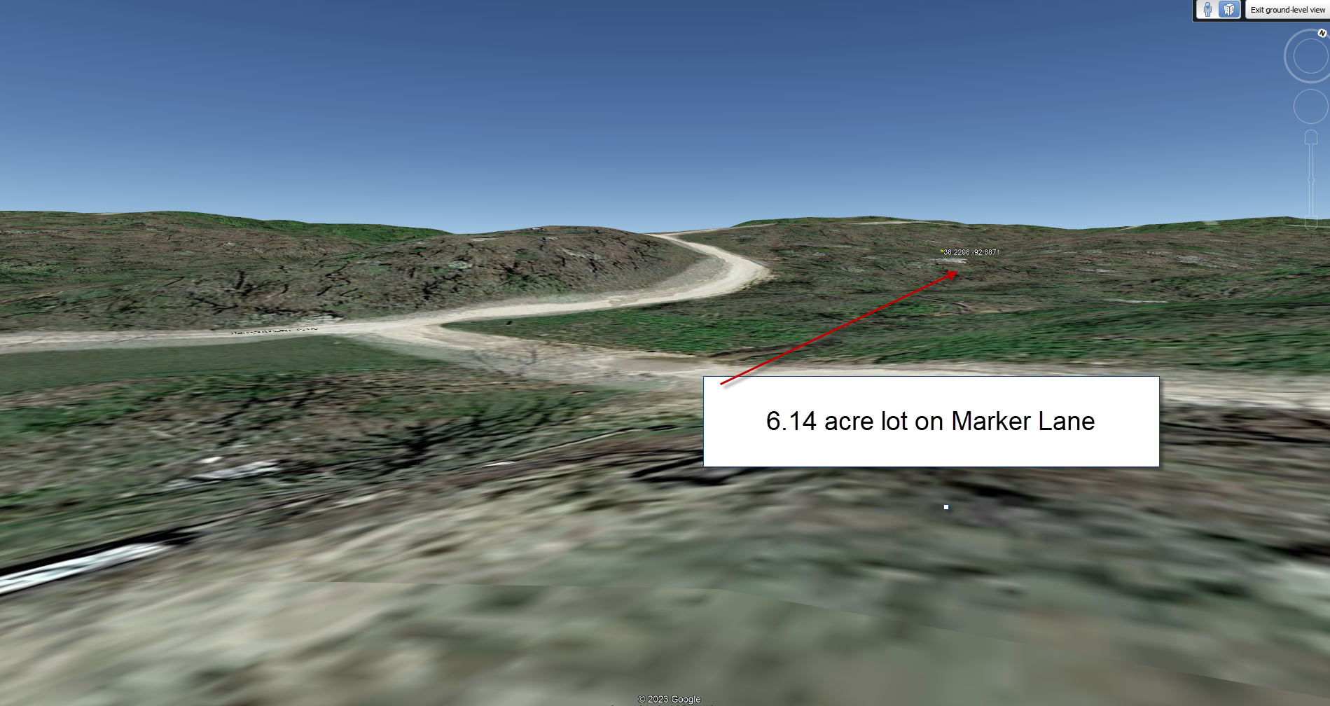 6.14 Acres on Marker Lane, Versailles, Missouri. No Restrictions