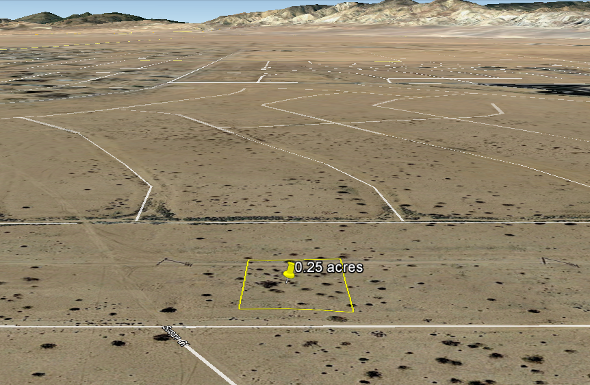0.25acre Lot to Build Your Home in California City! Coast