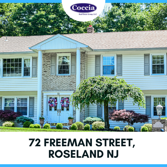 Home For Sale 72 Freeman Street Roseland NJ Essex County