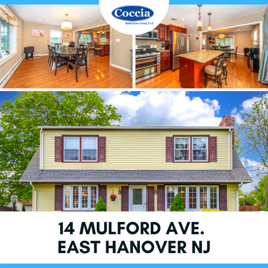 Home For Sale 14 Mulford Ave East Hanover NJ Morris County