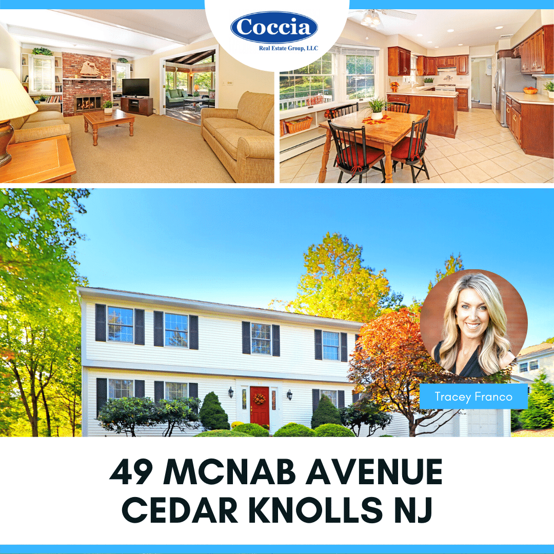 Home For Sale 49 McNab Ave. Cedar Knolls NJ Morris County