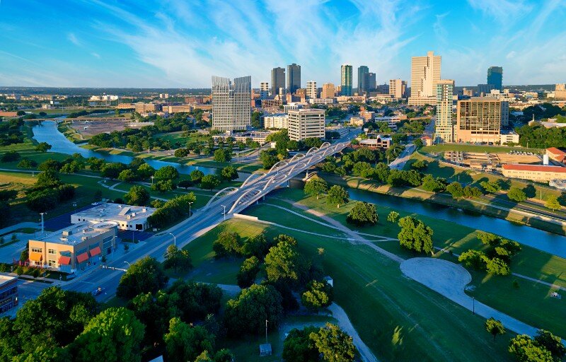 Downtown Fort Worth, Texas.