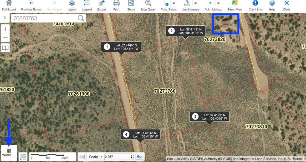 Costilla County GIS Online Database Example