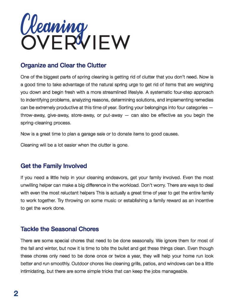 Owasso Home Cleaning Guide OK HOMES AND LIFESTYLE