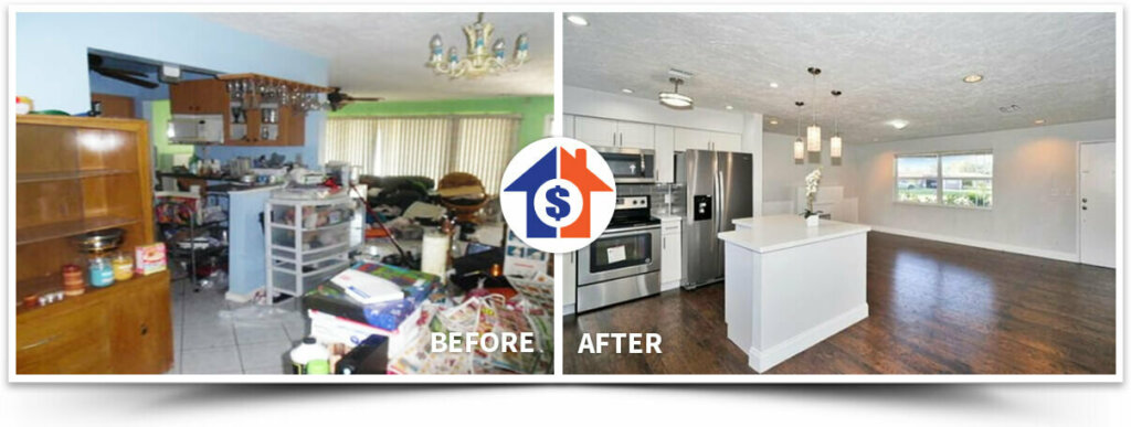 sell your house in florida as is without cleaning or fixing anything just like the one in this picture