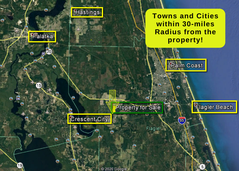 1.14 acres Flagler County, FL Mobile Homes OK The Lot Source