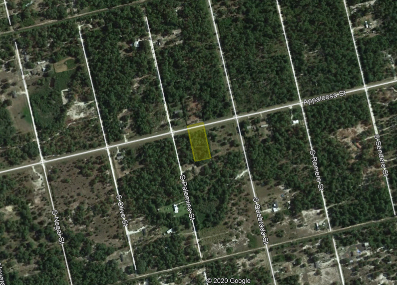 1.25 acres in Montura Ranches on a paved road Hendry County, Florida