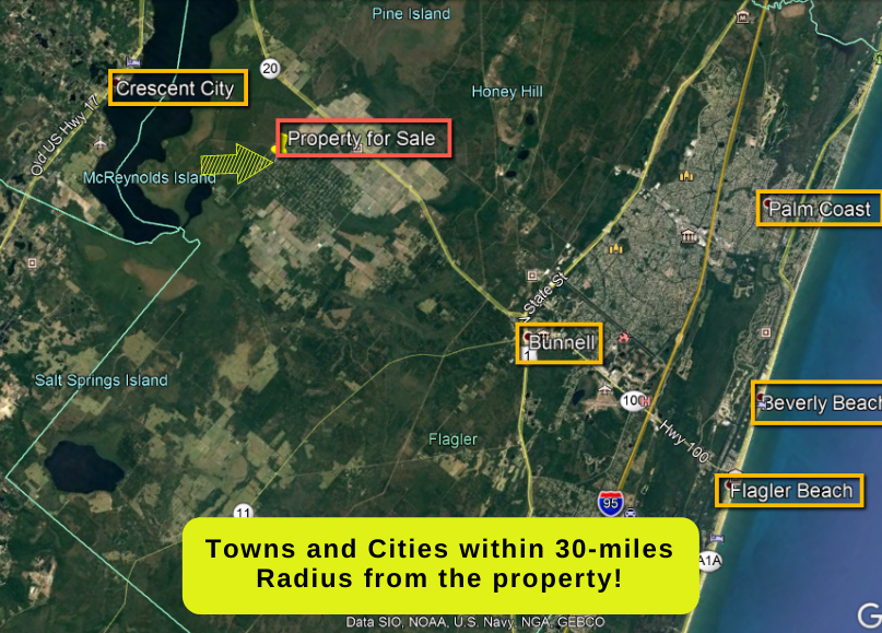 1.14 acres in Flagler County, Florida Financing Available The Lot