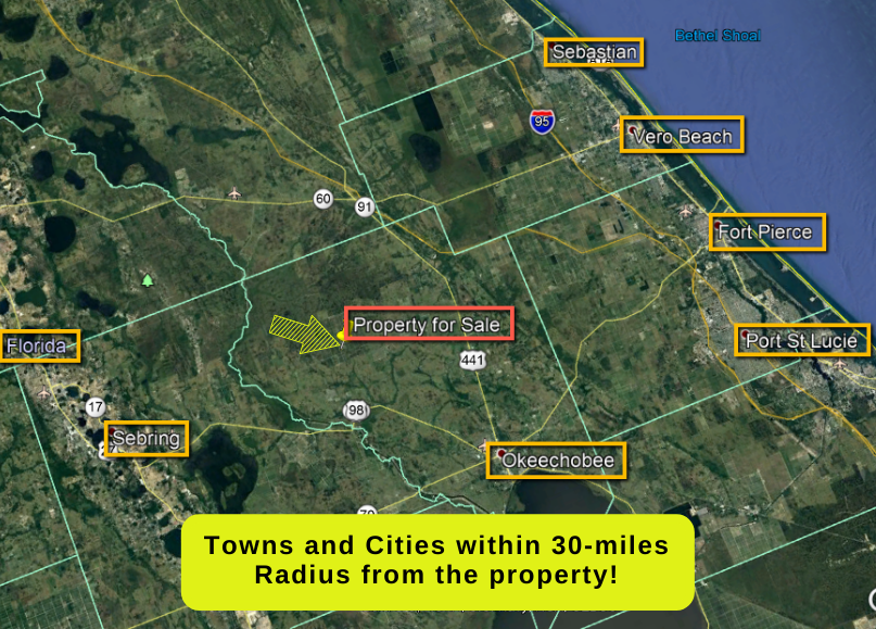 1.5 acres in Okeechobee (Viking Estates) Build your mini farm! The Lot Source