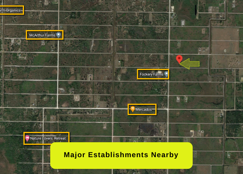 1.5 acres in Okeechobee (Viking Estates) Build your mini farm! The